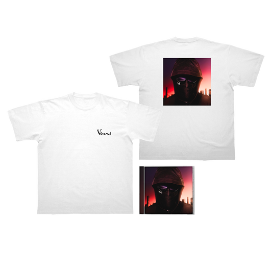 PACK CD + T-SHIRT (blanc ou noir)